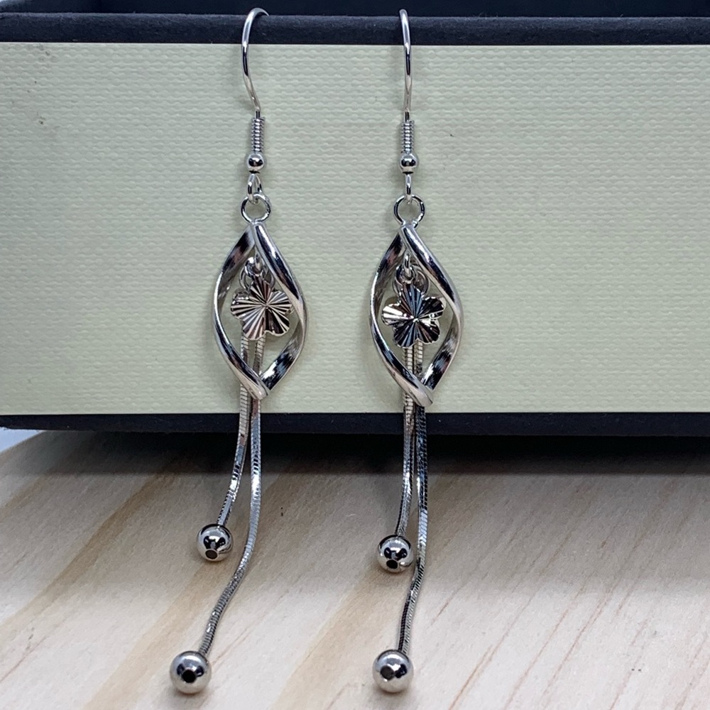 Sterling Silver 925 Earrings - Picture 2 of 5